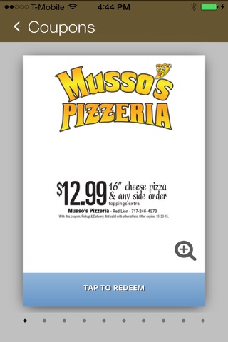 Musso's Pizzeria screenshot 3