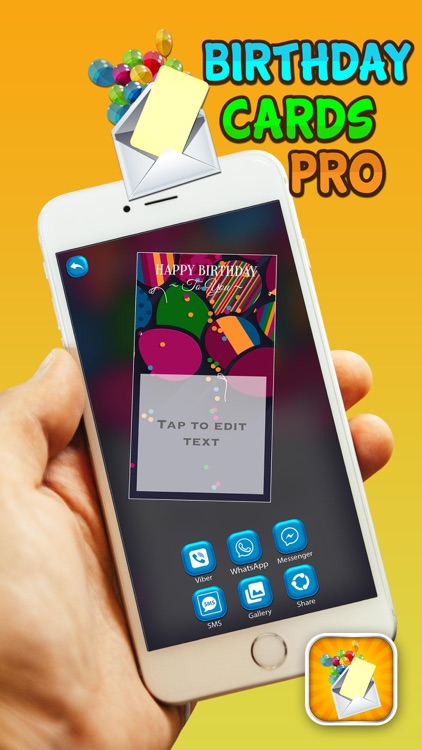 Birthday Cards Pro – Make Happy Bday Greeting e–Card and Party Invitation.s