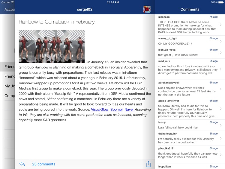 LJ Reader – LiveJournal iPad Edition