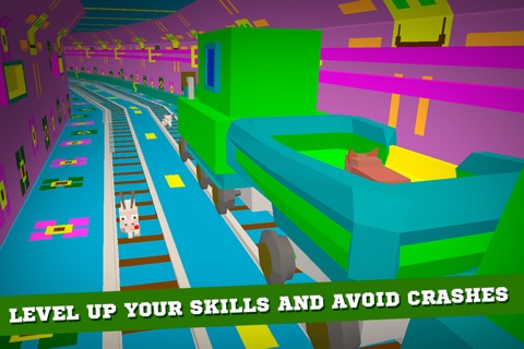 Pixel Subway Train Simulator 3D Full screenshot 4
