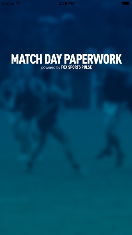 Match Day Paperwork