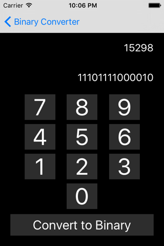 Binary and Decimal Converter screenshot 3