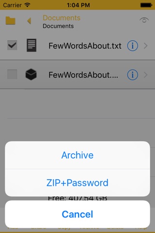 UnArchiver (zip/unzip/unrar):PRO screenshot 2