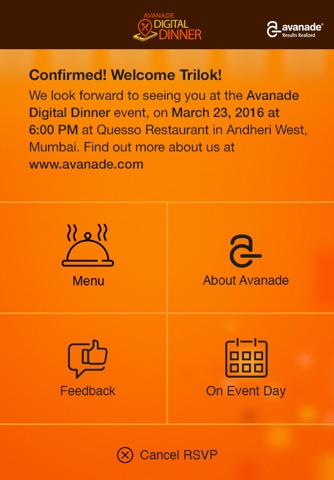 Avanade Digital Dinner screenshot 2