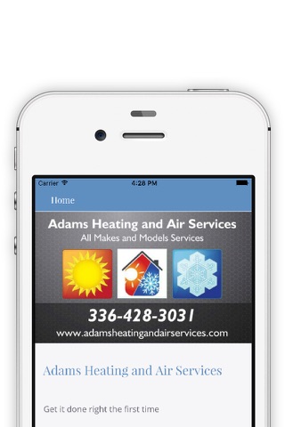 Adams Heating and Air Services screenshot 2