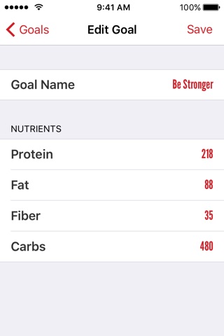 Nutralete Tracker screenshot 2