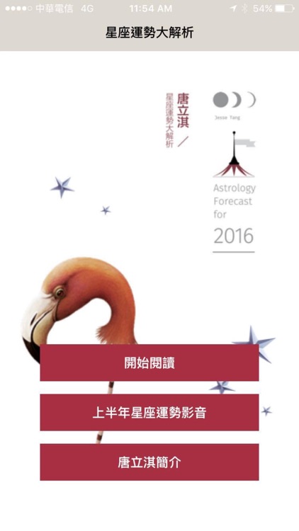 2016唐立淇星座運勢大解析