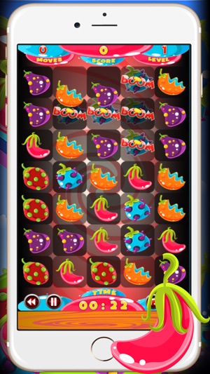 Swiped Fruits Monster Match 刷卡水果怪物比赛：巨大的心脏(圖2)-速報App