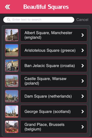 Beautiful Squares In Europe screenshot 3