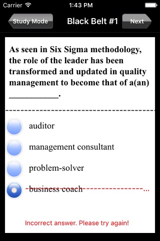 Six Sigma Black Belt Exam Prep screenshot 3