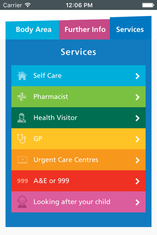 NHS Sunderland Common Childhood Illnesses screenshot 4