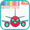 Icon Best Games Education Veihicle Coloring Pages : Learn draw and paint For Kids !Fun