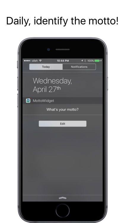 Motto Widget Lite - Display your motto in widget