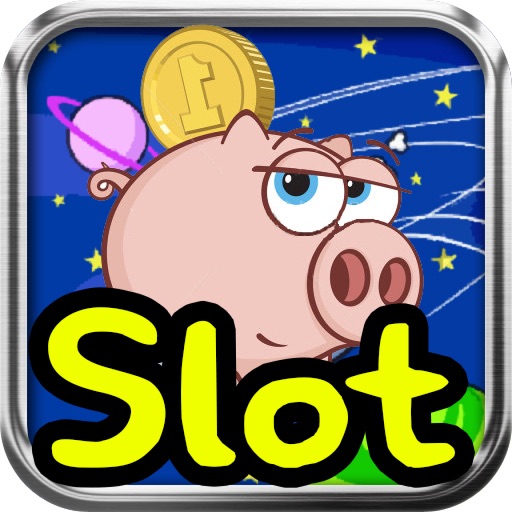 Pig & Piggies Space Travel Slots: Free Casino Slot Machine Icon