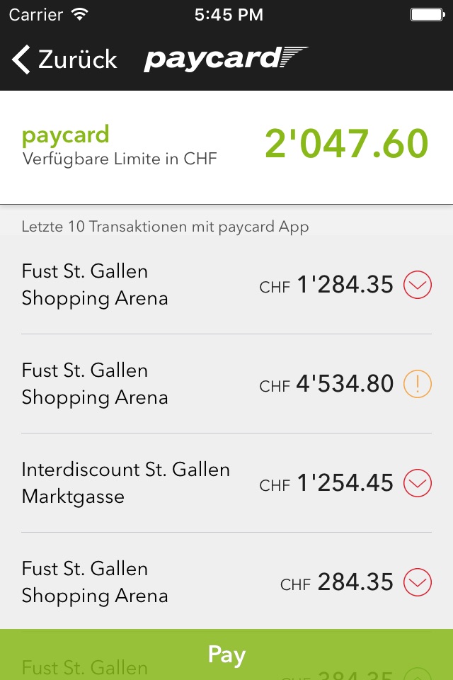 paycard - Mobile Payment screenshot 2