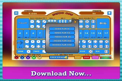 888 SicBo - Las Vegas Free Dice screenshot 3