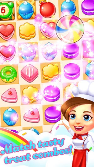 Cookie Fever : A CraZY CanDY Chef Game(圖1)-速報App