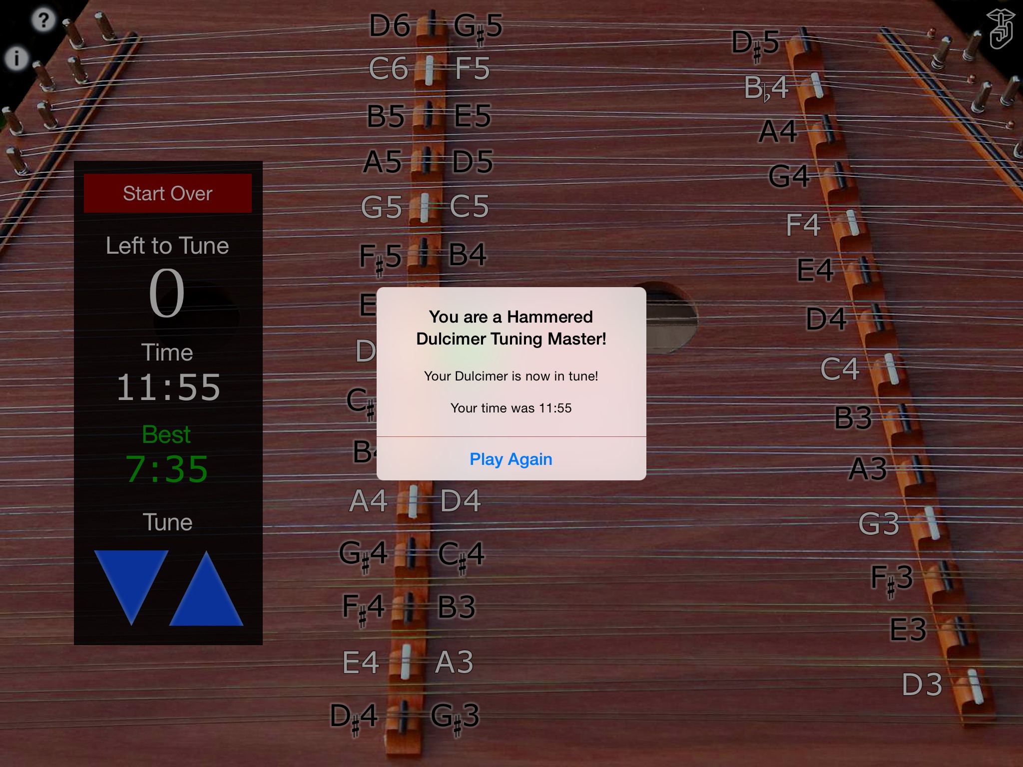 Tune This Dulcimer - The World's Most Annoying Musical Game screenshot 3