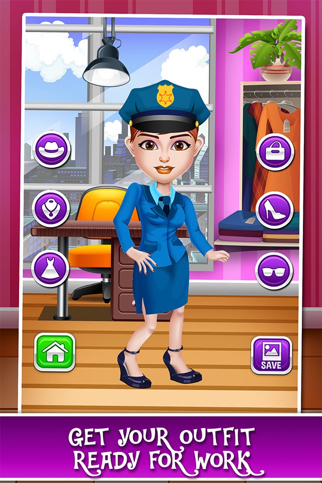 Career Beauty Salon Makeover - nurse fashion dress up & chef spa girl games! screenshot 2