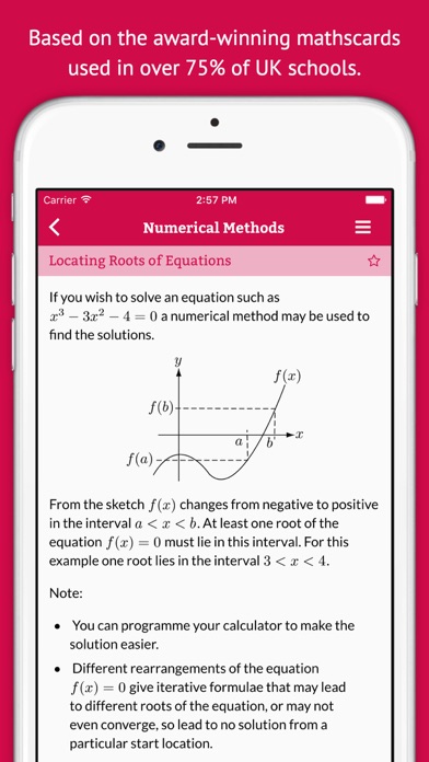 How to cancel & delete A-level mathscard from iphone & ipad 3