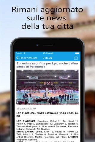 PiacenzaSera screenshot 2