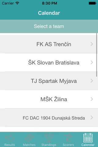 InfoLeague - Information for Slovak First League - Matches, Results, Standings and more screenshot 2
