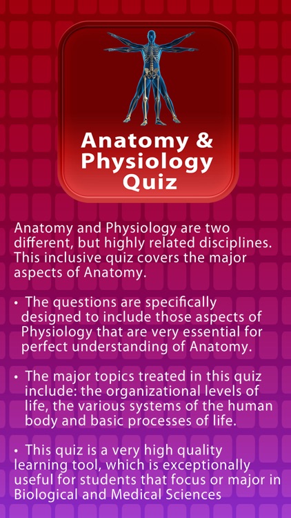 Anatomy & Physiology Review Quiz