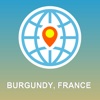 Burgundy, France Map - Offline Map, POI, GPS, Directions