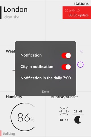 Mr.Weather - simple weather forecast、fahrenheit、celsius screenshot 4