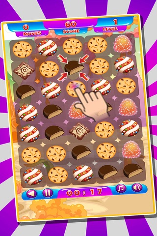 Cookie Crush Match 3 Games For Kids Free screenshot 3