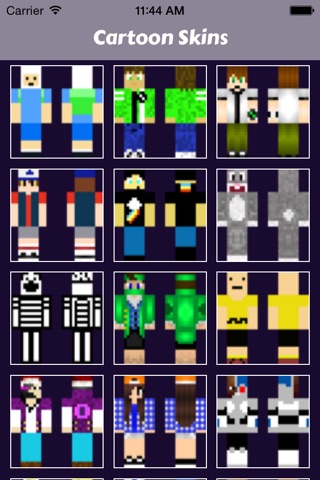 Best Cartoon Skins - Best Collection for Minecraft PE & PC screenshot 4