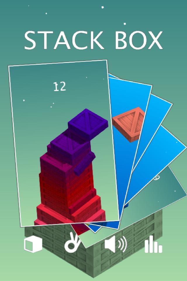 Stack Box - A free physical effect of the stacking of casual games screenshot 2