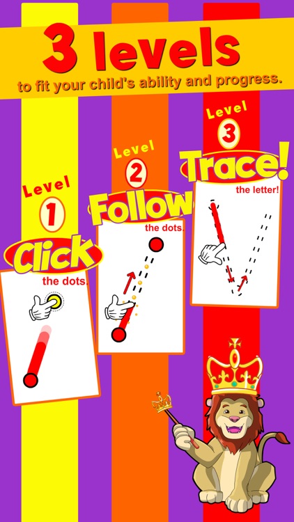 Learn ABC and alphabet thru trace game, flash cards and song.