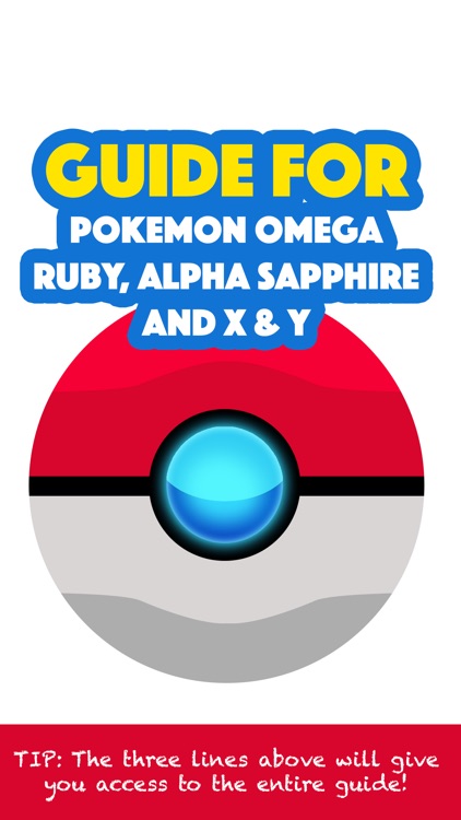 Guide For Pokemon Omega Ruby, Alpha Sapphire and X & Y