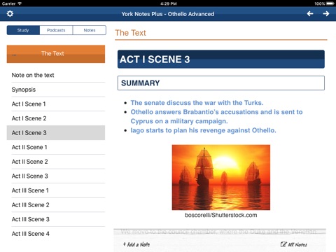 Othello York Notes Advanced for iPad screenshot 4