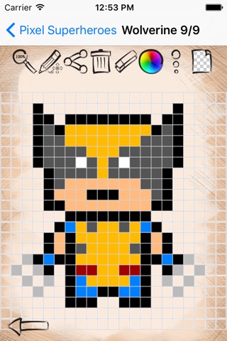 Draw And Play Pixel Superheroes Version screenshot 4