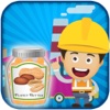 Peanut Butter Spread Factory Simulator - Make tasty sweet jam in this chef cooking game