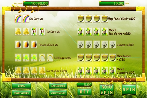 Mega Lucky Irish Slots FREE screenshot 4