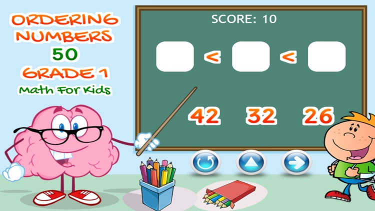 Ordering Numbers 50 Grade 1 Math For Kids