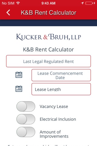 Kucker & Bruh Rent Calculator screenshot 3