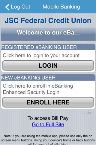 JSC Federal Credit Union Mobile screenshot 3