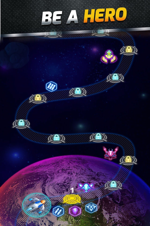 Space War: Galaxy Fighter screenshot 2