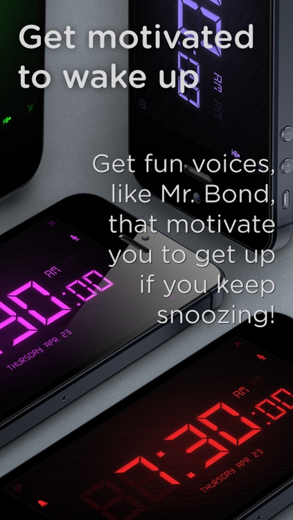 SpeakToSnooze Pro - Alarm clock with voice control commands to snooze and turn off your alarm! screenshot-4