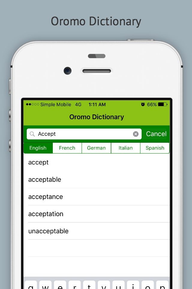 Oromo Dictionary screenshot 3