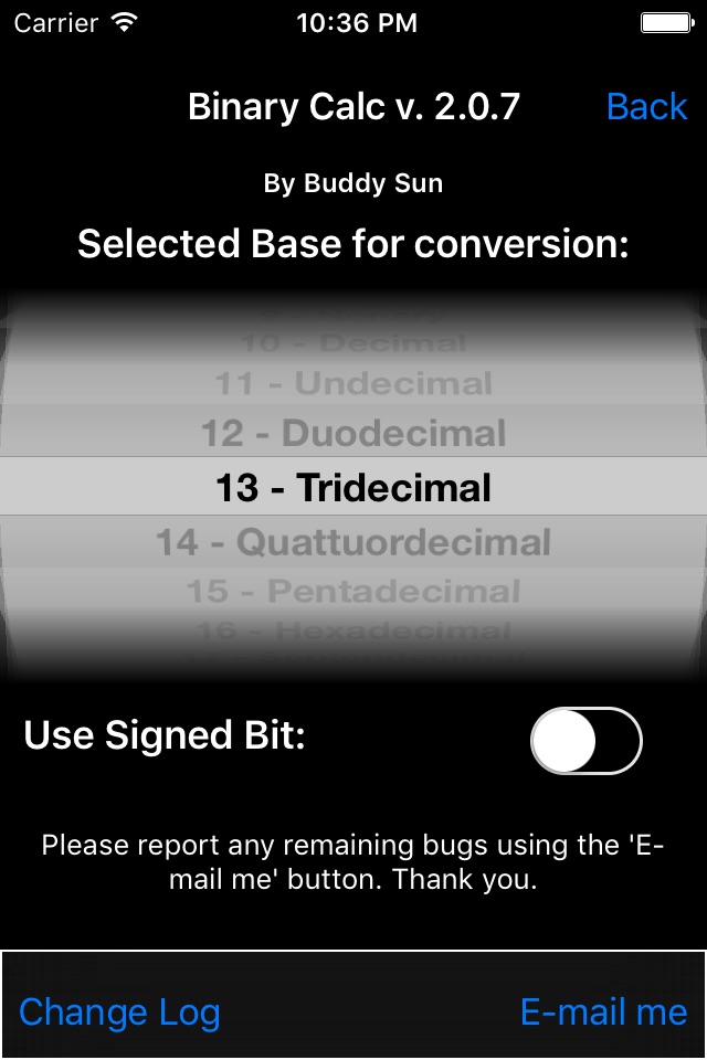 Binary Calc screenshot 3