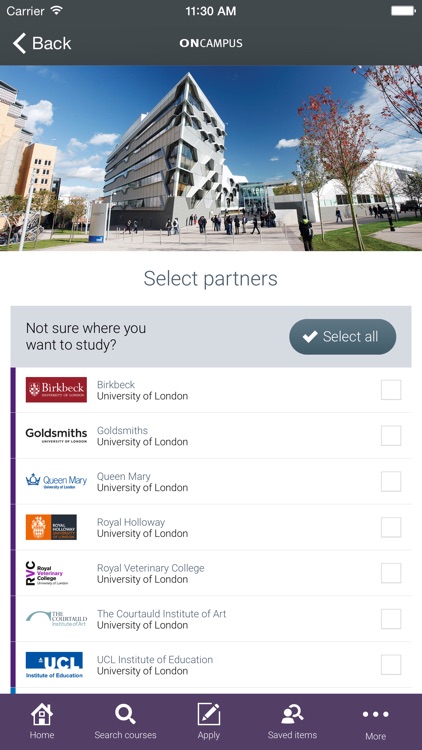 ONCAMPUS Coursefinder