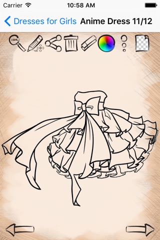 Drawing Tutorials Dresses Edition screenshot 4