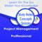 This app is a combination of sets, containing practice questions, study cards, terms & concepts for self learning & exam preparation on the topic of project management professional