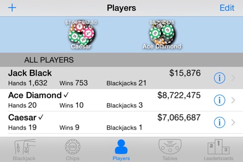 Blackjack Player screenshot 3