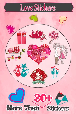Love Sticker Makeup - Add Heart Touching Stickers to Your Pictures for Valentine's Day screenshot 3